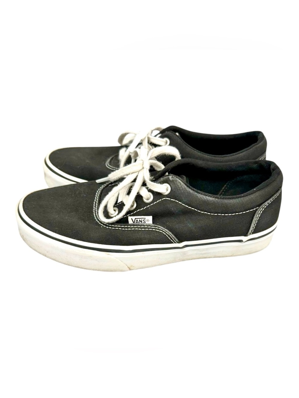 Vans womens 6.5 Black Canvas Sneakers